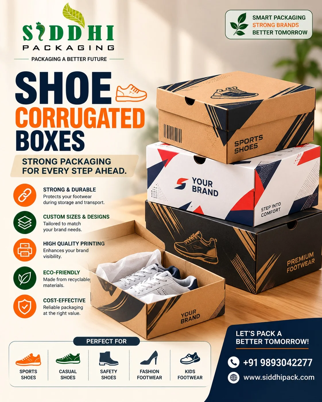 Shoe Corrugated Boxes in Indore: Packaging That Fits Your Footwear Brand